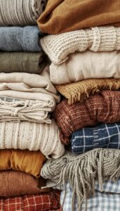 Cozy Textiles and Layered Fabrics
