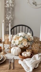Cozy and Hygge Inspired Winter Centerpieces