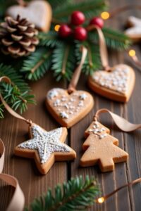 Craft cinnamon salt dough ornaments