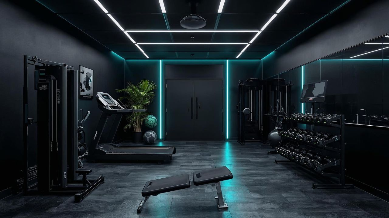 Dark Home Gym