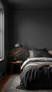 Dark Wall Colors for a Cozy Moody Bedroom