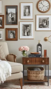 Display framed photos or memories