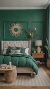 Emerald Green and Neutral Color Palettes