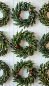 Evergreen and Natural Greenery Wreaths