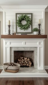Farmhouse Inspired Rustic Mantel Ideas