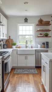 Farmhouse Kitchen Decor With Practical Charm