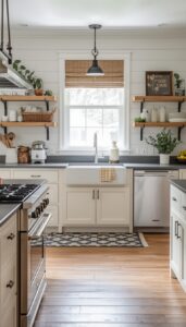 Farmhouse Kitchen Decor With Practical Charm
