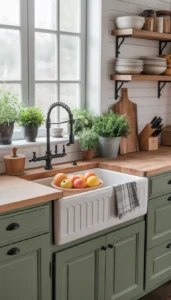 Farmhouse Sinks That Anchor the Kitchen