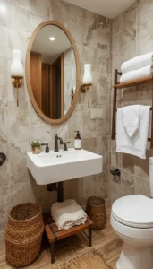 Fixtures and Hardware With Earthy Charm