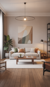 Float furniture when possible