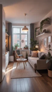 Float furniture when possible