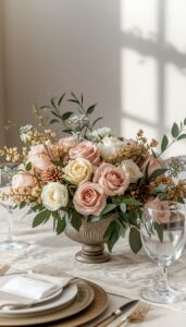 Floral and Botanical Winter Centerpieces