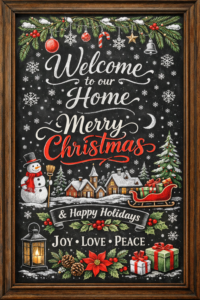 Frame the chalkboard