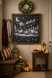 Frame the chalkboard