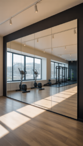 Go wall to wall with mirrors