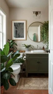 Greenery That Brings Life Into the Bathroom
