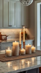 Group candles in odd numbers