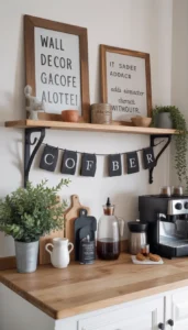 Hang simple artwork or signage