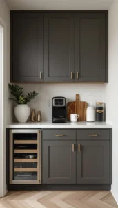 Hide cords and appliances when possible