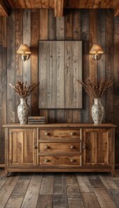 Incorporate Reclaimed or Distressed Wood