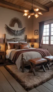 Incorporate leather benches or stools