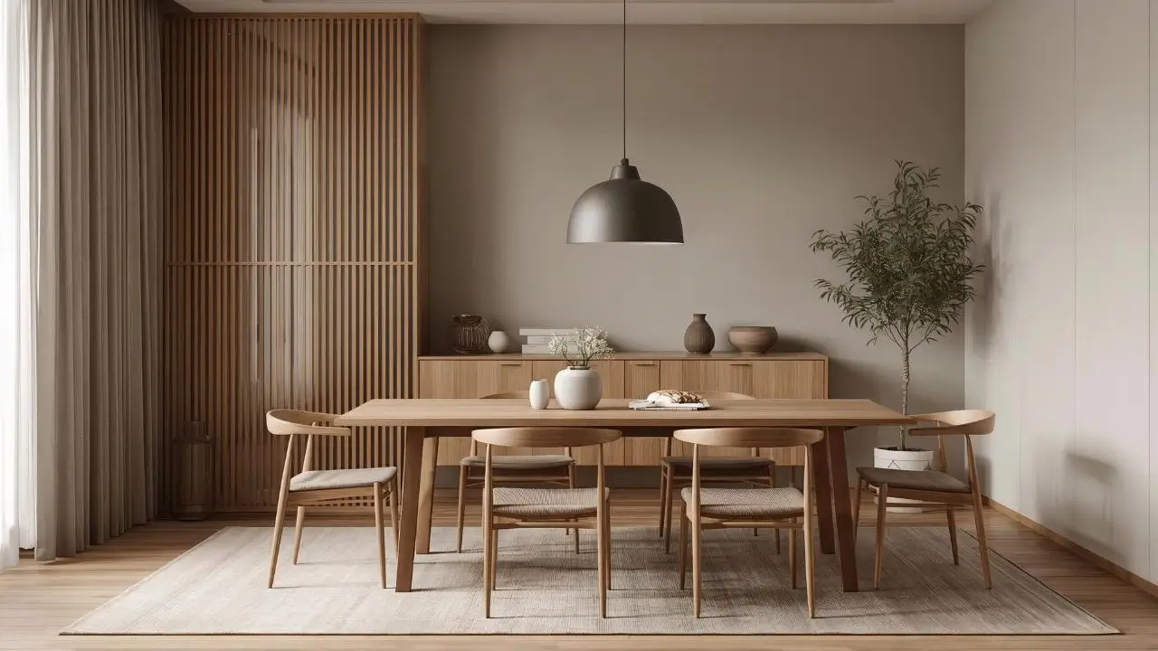 Japandi Dining Room