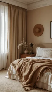 Keep colors neutral or earthy