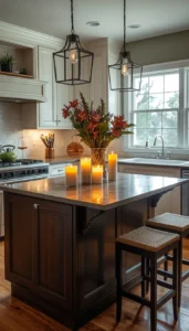 Keep flames away from prep areas