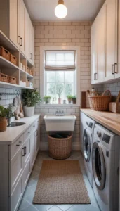 Keep floors and counters clear