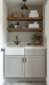 Keep plumbing concealed