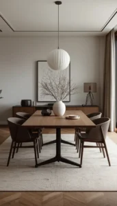 Keep table surfaces uncluttered