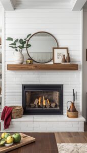 Keep the Mantel Uncluttered
