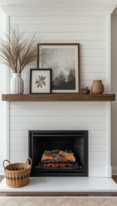 Keep the Mantel Uncluttered