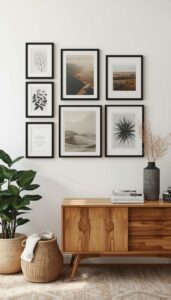 Keep wall decor cohesive