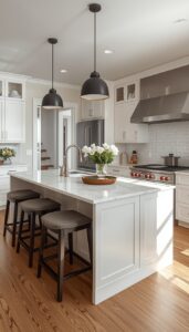 Kitchen Islands as the reveal point