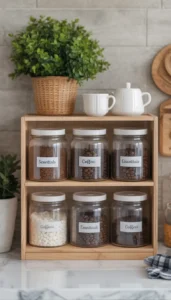Label jars for quick access