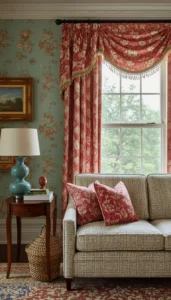 Layer curtains and cushions
