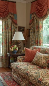 Layer curtains and cushions