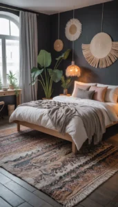 Layer rugs for a cozy feel