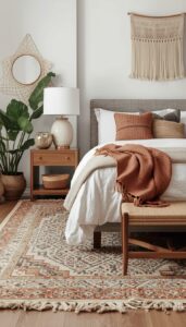 Layer rugs for texture