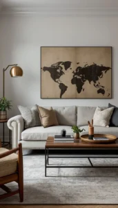 Leave some walls uncluttered