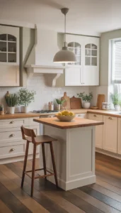 Maintain consistent cabinetry tones