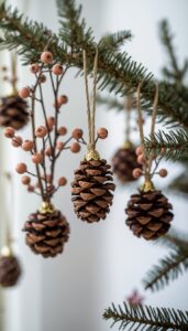 Make ornaments from foraged materials