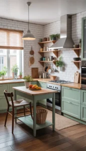 Match accessories with kitchen palette