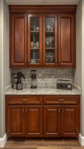 Match cabinetry with kitchen finishes