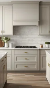 Match tones with cabinetry
