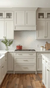 Match tones with cabinetry