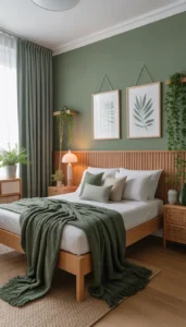 Match wood accents across the room