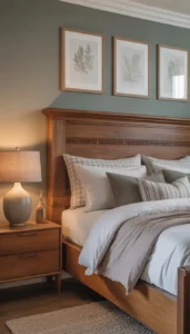 Match wood tones with furniture