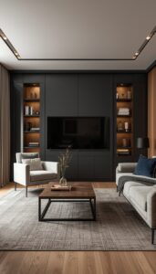 Minimal and Organized Man Cave Styling